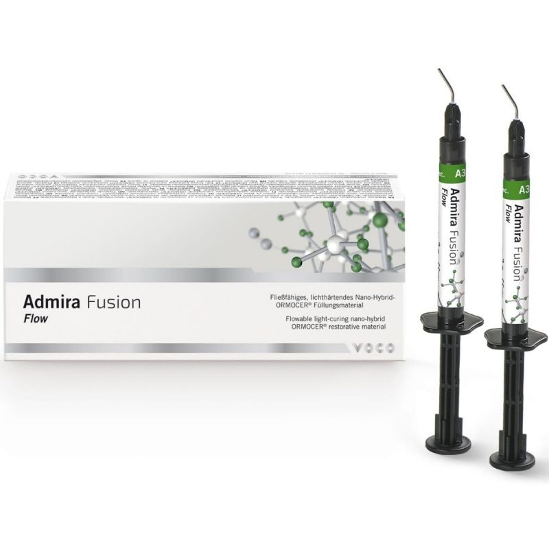 Voco 2820 Admira Fusion Flow Flowable Restorative Syringes A3 2/Pk 2 Gm Voco 2820 Admira Fusion Flow Flowable Restorative Syringes A3 2/Pk 2 Gm
